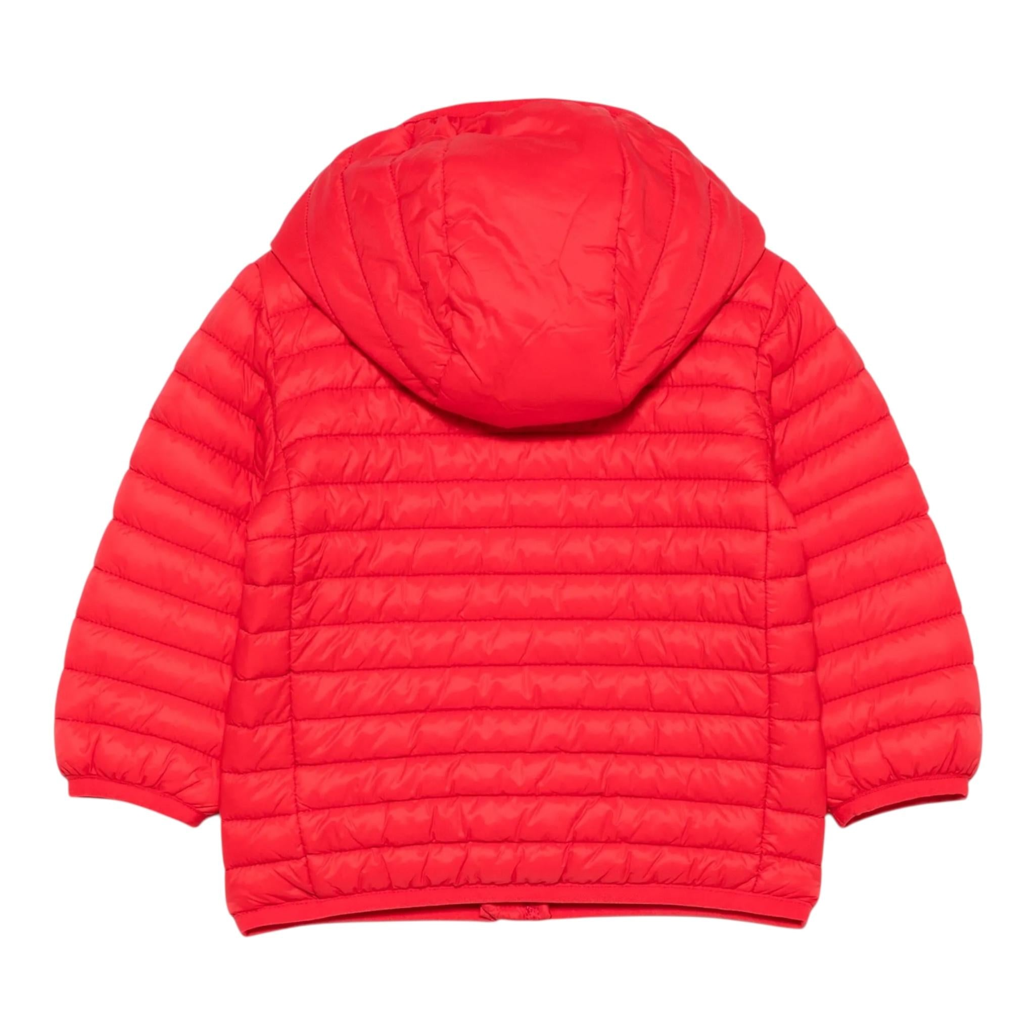 Save The Duck Giubbino Tinta Unita con Zip E Cappuccio per Neonato I30003X ROSSO SAVE THE DUCK 