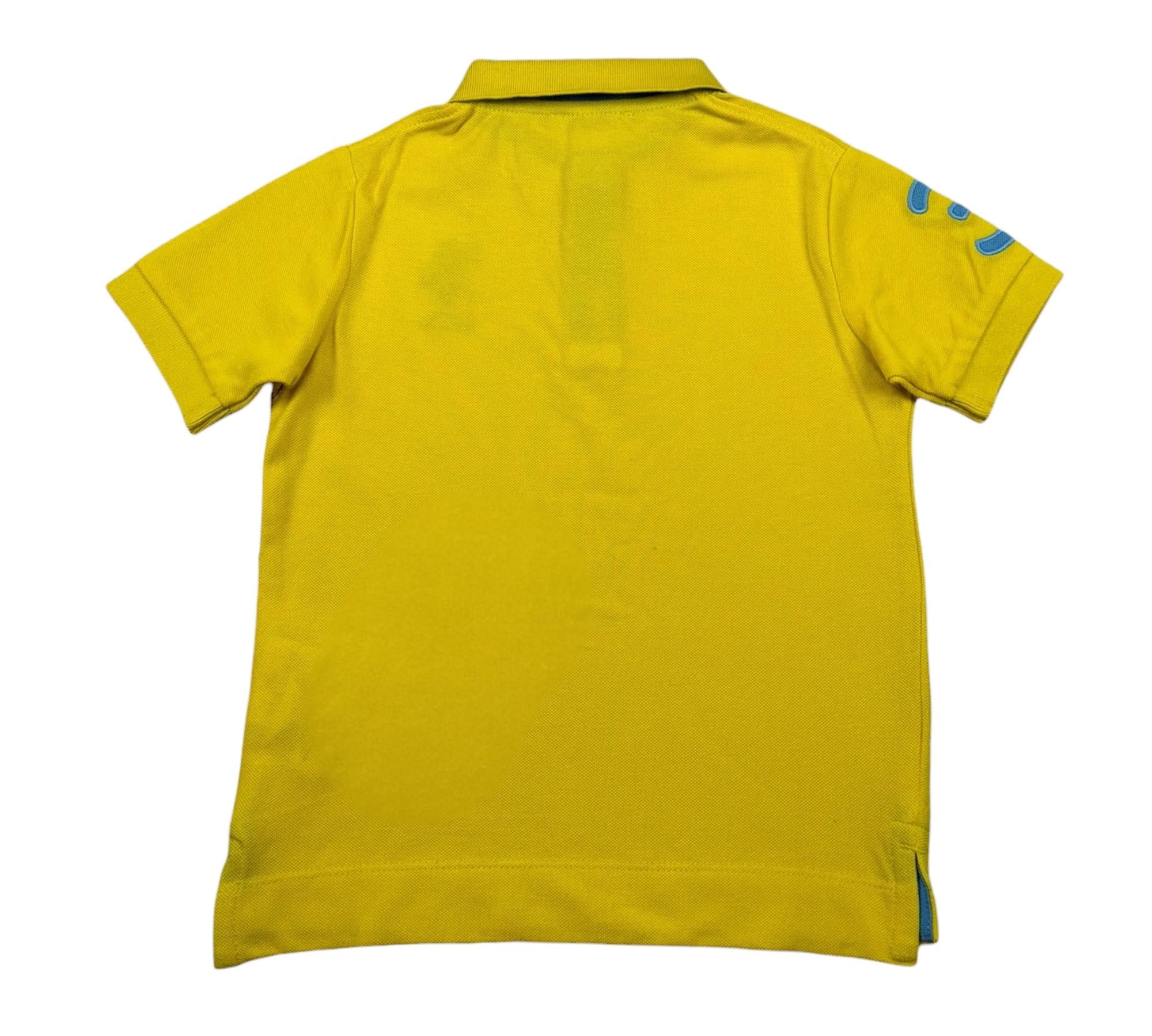U.S. Polo Assn Polo Mezza Manica Tinta Unita con Logo per Neonato US41597N GIALLO U.S. POLO ASSN 