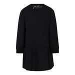 JOHN RICHMOND abito felpa girocollo tinta unita con logo Nero per Bambina RGA24054VE NERO JOHN RICHMOND 
