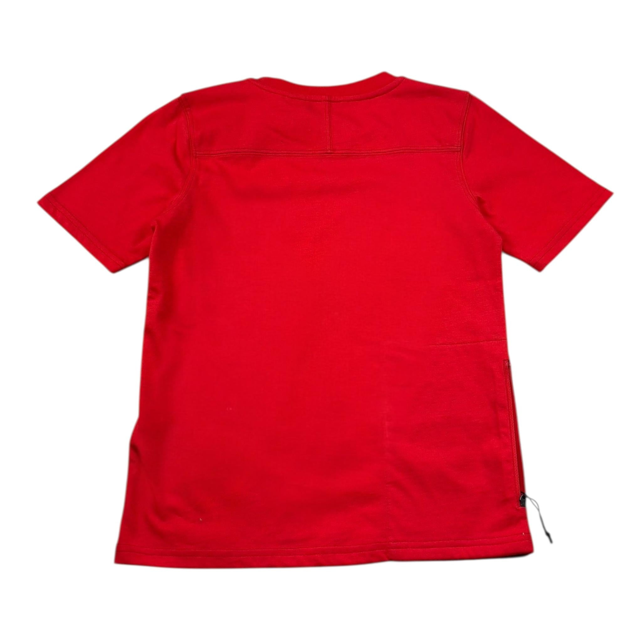 K-Way T-Shirt Girocollo Tinta Unita con Stampa per Bambino K7133YW ROSSO K-WAY 