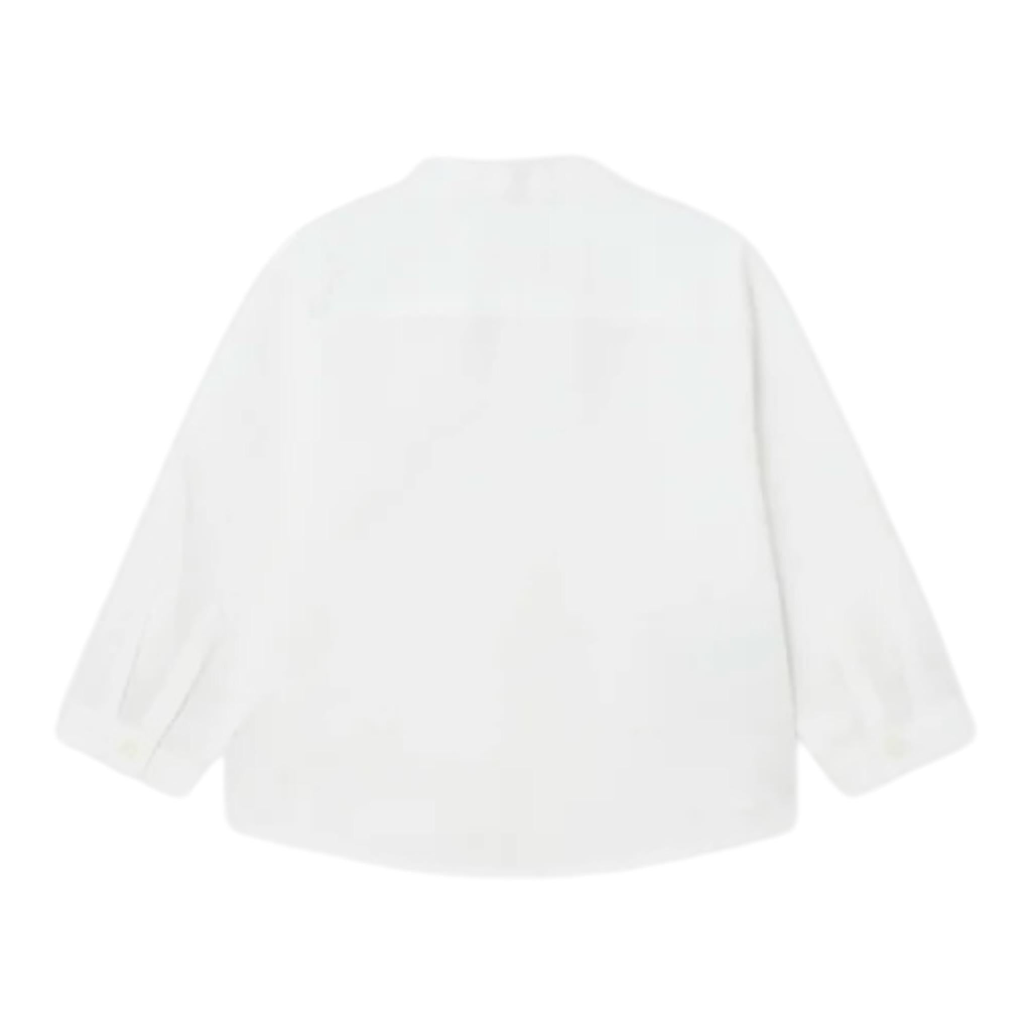 Mayoral Camicia Tinta Unita Manica Lunga per Bambino 1115J BIANCO MAYORAL 