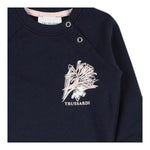 TRUSSARDI completo 2pz felpa-pantalone Blu per Bambina TIA24156CF BLU TRUSSARDI 