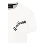 John Richmond T-Shirt Girocollo Tinta Unita con Stampa per Bambino RBP25057TS BIANCO JOHN RICHMOND 