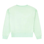 Juicy Couture Felpa Tinta Unita Girocollo con Brillantini per Bambina JBX6496 VERDE JUICY COUTURE 
