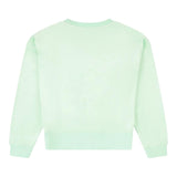 Juicy Couture Felpa Tinta Unita Girocollo con Brillantini per Bambina JBX6496 VERDE JUICY COUTURE 