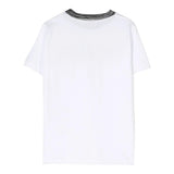 Missoni T-Shirt Girocollo Tinta Unita Con Stampa Bianco Per Bambino