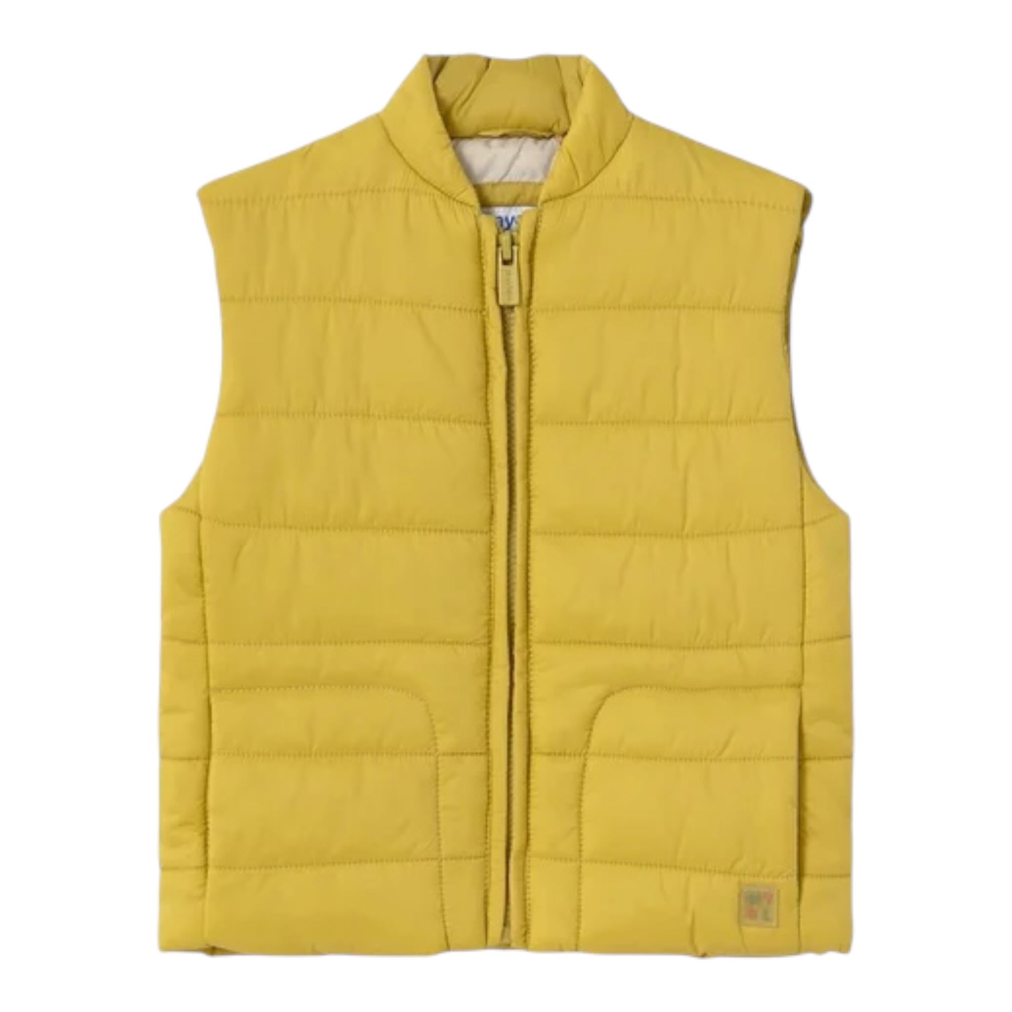 Mayoral Giubbino Smanicato Tinta Unita con Zip per Neonato 1304 SENAPE MAYORAL 