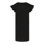 John Richmond Abito Tinta Unita con Stampa per Bambina RGP25159VEX NERO JOHN RICHMOND 