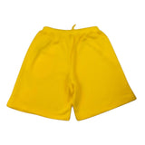Dsquared2 Bermuda In Tuta Tinta Unita Con Elastico In Vita Giallo Per Bambino