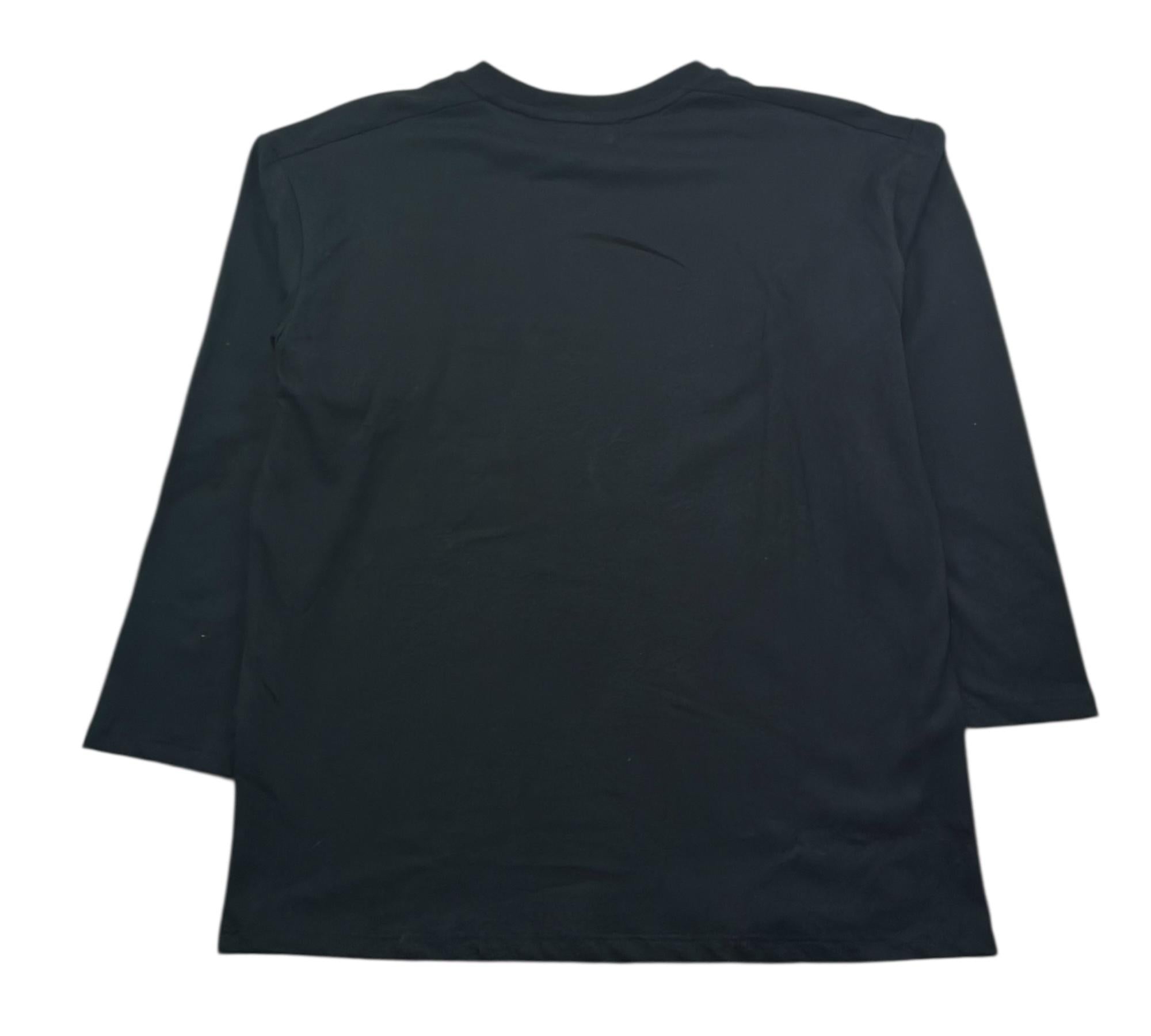 John Richmond Shirt Girocollo Tinta Unita con Logo per Bambino RGP26009TS NERO JOHN RICHMOND 