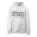 AERONAUTICA MILITARE felpa tinta unita con cappuccio e stampa Bianco per Bambino 242FE0001AJRF758 BIANCO AERONAUTICA MILITARE 