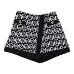 Pinko Short tinta unita Stampa Loghi Nero per Bambina F3PIJGST200 NERO PINKO 