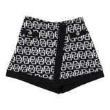 Pinko Short tinta unita Stampa Loghi Nero per Bambina F3PIJGST200 NERO PINKO 