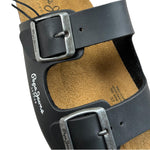 Pepe Feamo Ciabatta Tinta Unita con Stampa per Bambino PBS90054 NERO PEPE FEAMO 