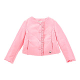 Monnalisa Giubbino Tinta Unita con Rouches per Bambina 17E105 ROSA MONNALISA 