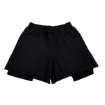 Gaelle Short In Felpa Tinta Unita con Logo per Bambina 2746SF00409 NERO GAELLE 