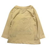 TRUSSARDI shirt girocollo tinta unita con stampa logo Beige per Neonata TIA25159TS BEIGE TRUSSARDI 