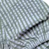 Manuel & Frank Salopette Bicolore con Fantasia A Righe per Neonato MF2195I BIANCO/VERDE MANUEL & FRANK 