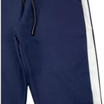 NEVER TOO pantalone tinta unita con profili in contrasto Blu per Bambino NT2174B BLU NEVER TOO 