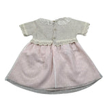 Paz Rodriguez Set Abito Tinta Unita Mezza Manica per Neonata 004122622 ROSA PAZ RODRIGUEZ 