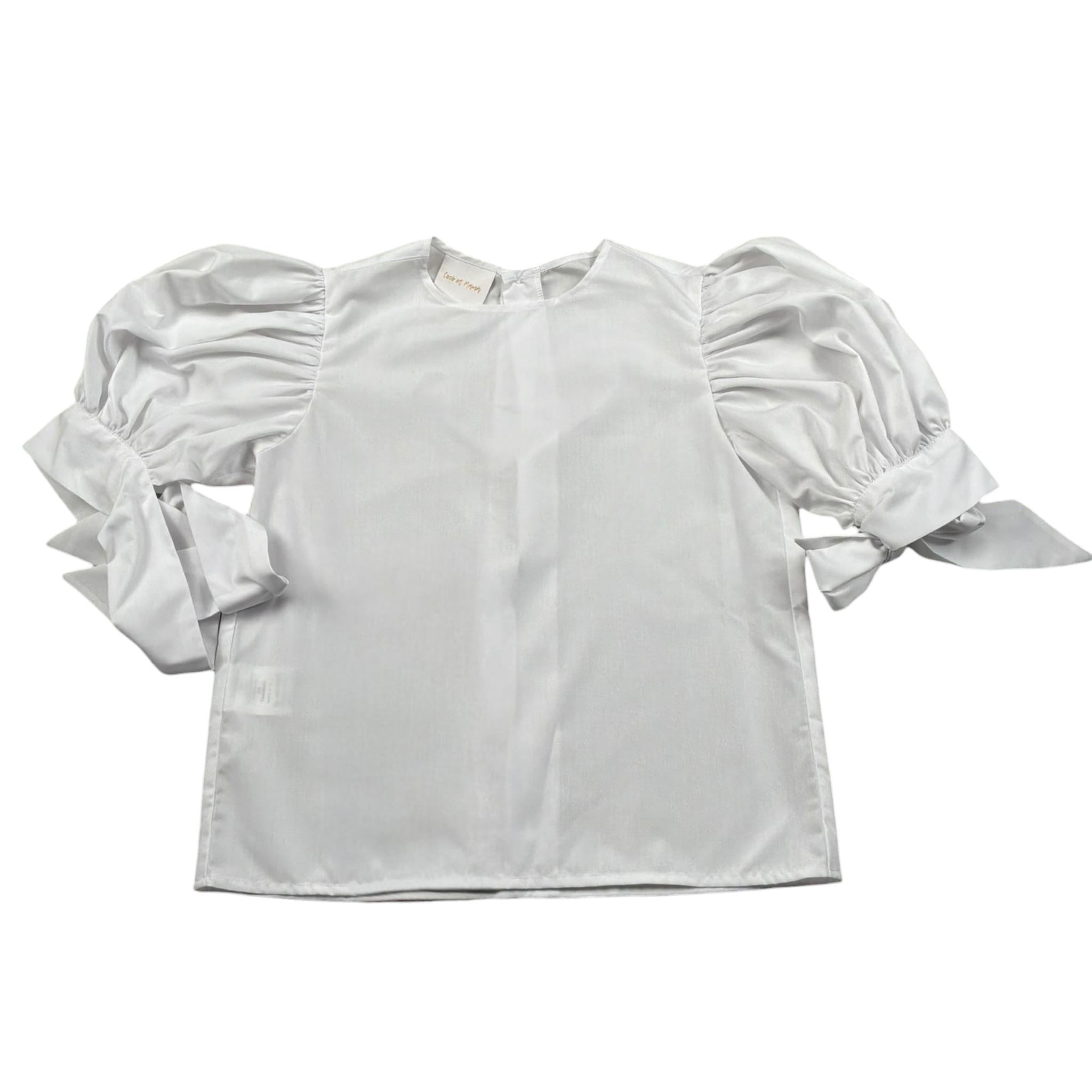 Coco' Et Mama' Camicia mezza manicaTinta Unita per Bambina LUNAC BIANCO COCO' ET MAMA' 