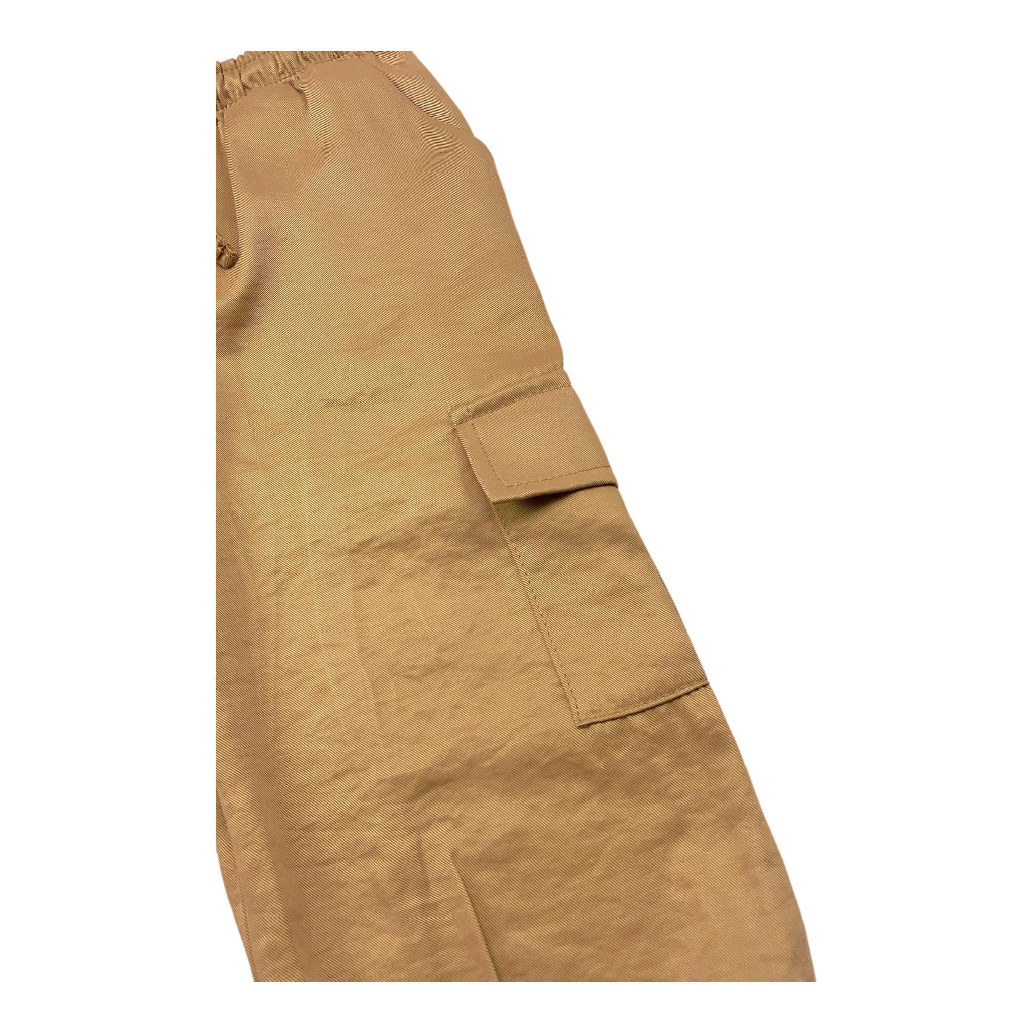 M+E' Pantalone Tinta Unita Modello Cargo per Bambina UE1767 CAMMELLO M+E' 