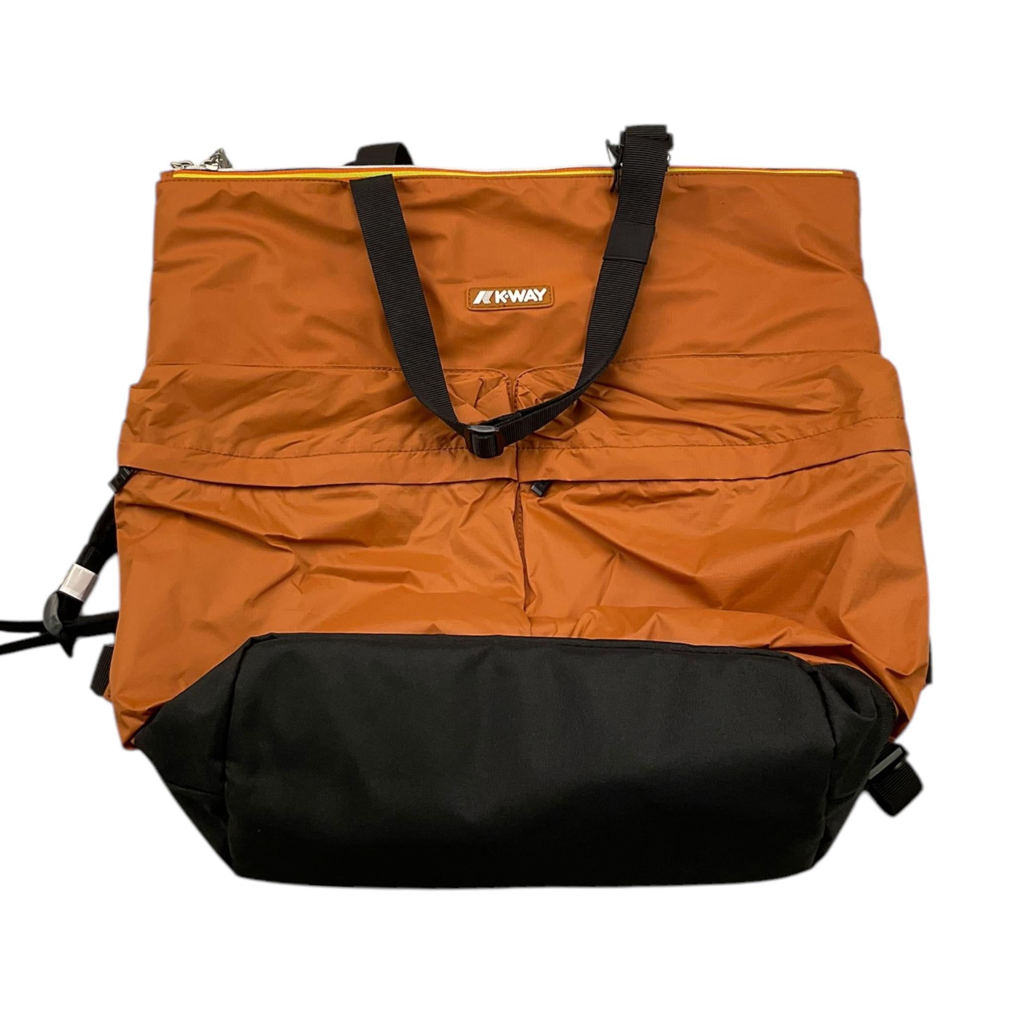 K-WAY borsa tinta unita con bretelle zaino Arancione per Bambina K71377W ARANCIONE K-WAY 