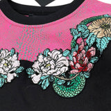 John Richmond Felpa Tinta Unita con Stampa per Bambino RGP26118FE NERO JOHN RICHMOND 