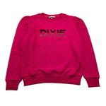 DIXIE felpa chiusa girocollo tinta unita Fuxia per Bambina LB01040G34 FUXIA DIXIE 