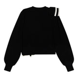 TWINSET maglia tinta unita con balze Nero per Bambina 242GJ3021 NERO TWINSET 