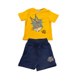 Iceberg Completo 2 Pezzi T-Shirt-Bermuda Bicolore per Neonato CMBICE5106B GIALLO/BLU ICEBERG 