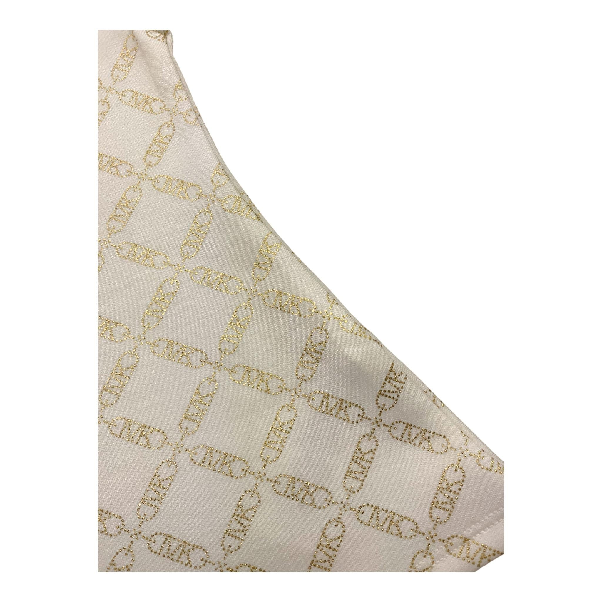 Michael Kors Abito Mezza Manica Girocollo Logato per Neonata R30311 PANNA MICHAEL KORS 