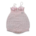 Cnd Pagliaccetto Tinta Unita Traforato per Neonata 55924469 ROSA CND 