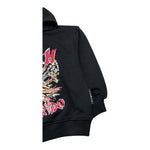 JOHN RICHMOND felpa chiusa con cappuccio tinta unita con stampa Nero per Bambino RGA25060FE NERO JOHN RICHMOND 