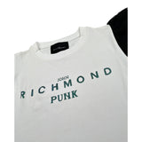 John Richmond T-Shirt tinta unita con Stampa E Rouches Bianco per Bambina RGP23070TS BIANCO JOHN RICHMOND 