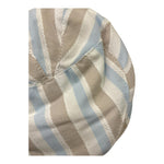 Ninnaoh Cappello Tinta Unita con Fantasia A Righe per Neonato E25CA208 BIANCO NINNAOH 