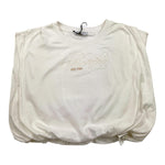 Philosophy Felpa Girocollo Tinta Unita Giromanica per Bambina I9E608 BIANCO PHILOSOPHY 