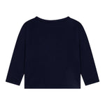 BillIEBLUSH shirt girocollo tinta unita con stampa  Blu per Neonata U20475 BLU BillIEBLUSH 