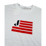 Jeckerson T-Shirt Girocollo Tinta Unita con Stampa per Bambino J3817 BIANCO JECKERSON 