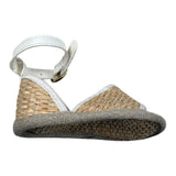 Le Bebe Sandalo Tinta Unita In Paglia per Neonata LBG5910 BEIGE LE BEBE 