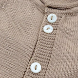 Le Coconne Cardigan Tinta Unita per Neonato 5855 BEIGE LE COCONNE 