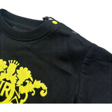 John Richmond T-Shirt Girocollo Tinta Unita con Stampa per Neonato RIP26072TS NERO JOHN RICHMOND 