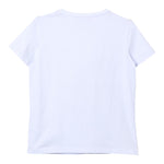 PATRIZIA PEPE t-shirt girocollo tinta unita cn stampa logo Bianco per Bambina 7M0861 BIANCO PATRIZIA PEPE 