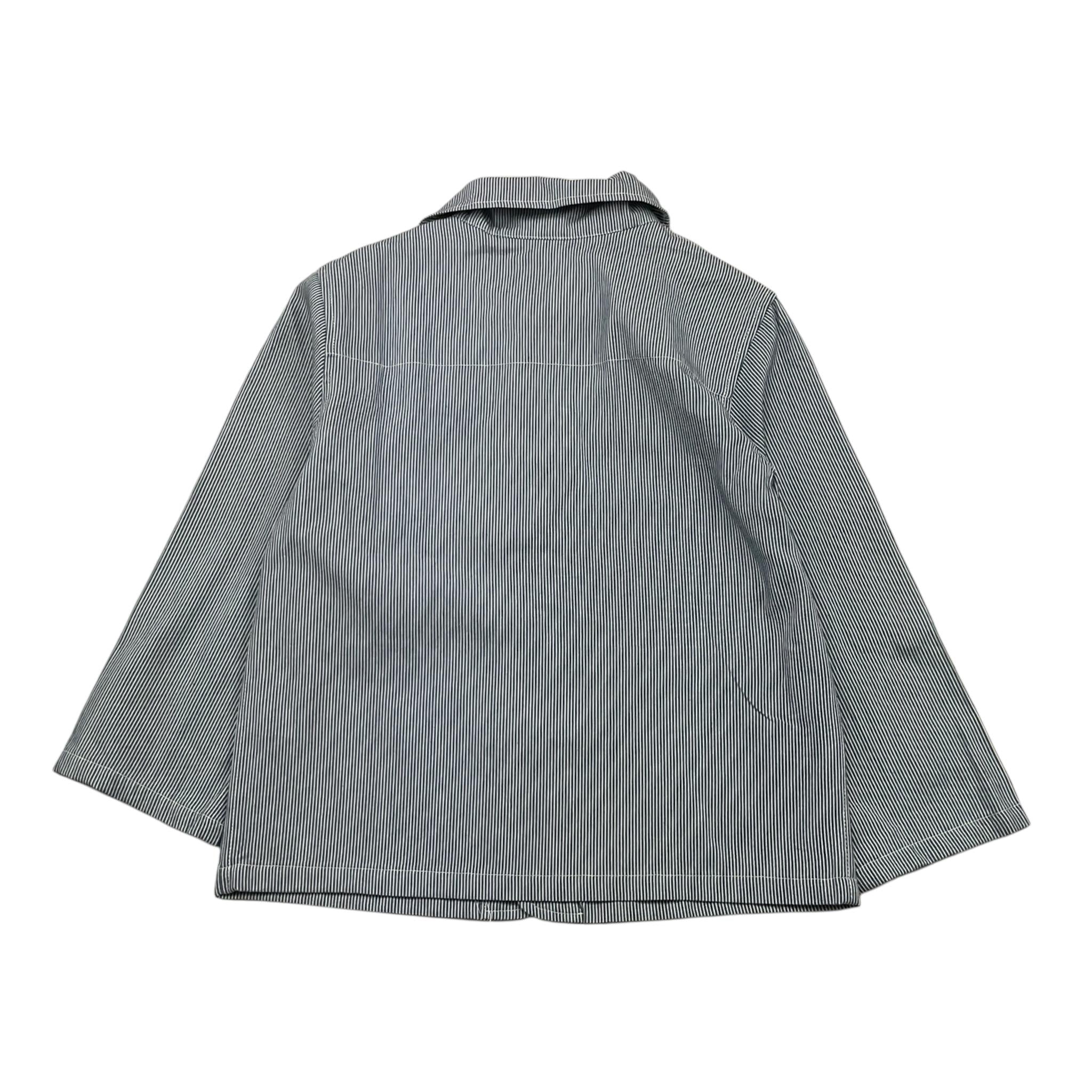 Babe & Tess Camicia Tinta Unita con Fantasia A Righe per Bambino 065180255 BLU BABE & TESS 