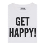 Moschino T-Shirt Girocollo Tinta Unita con Stampe per Bambino HDM06U BIANCO MOSCHINO 