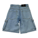 John Richmond Bermuda Tinta Unita In Denim per Bambino RBP2613BE AZZURRO JOHN RICHMOND 
