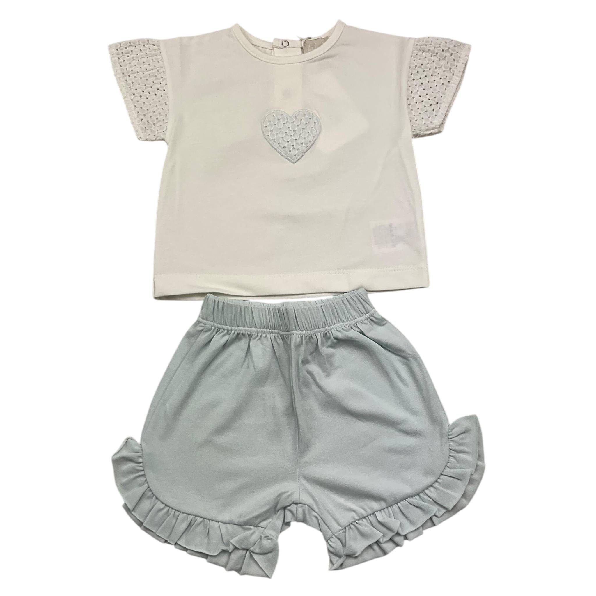 LALALU' CCL8MNBIANCO/AZZURRO