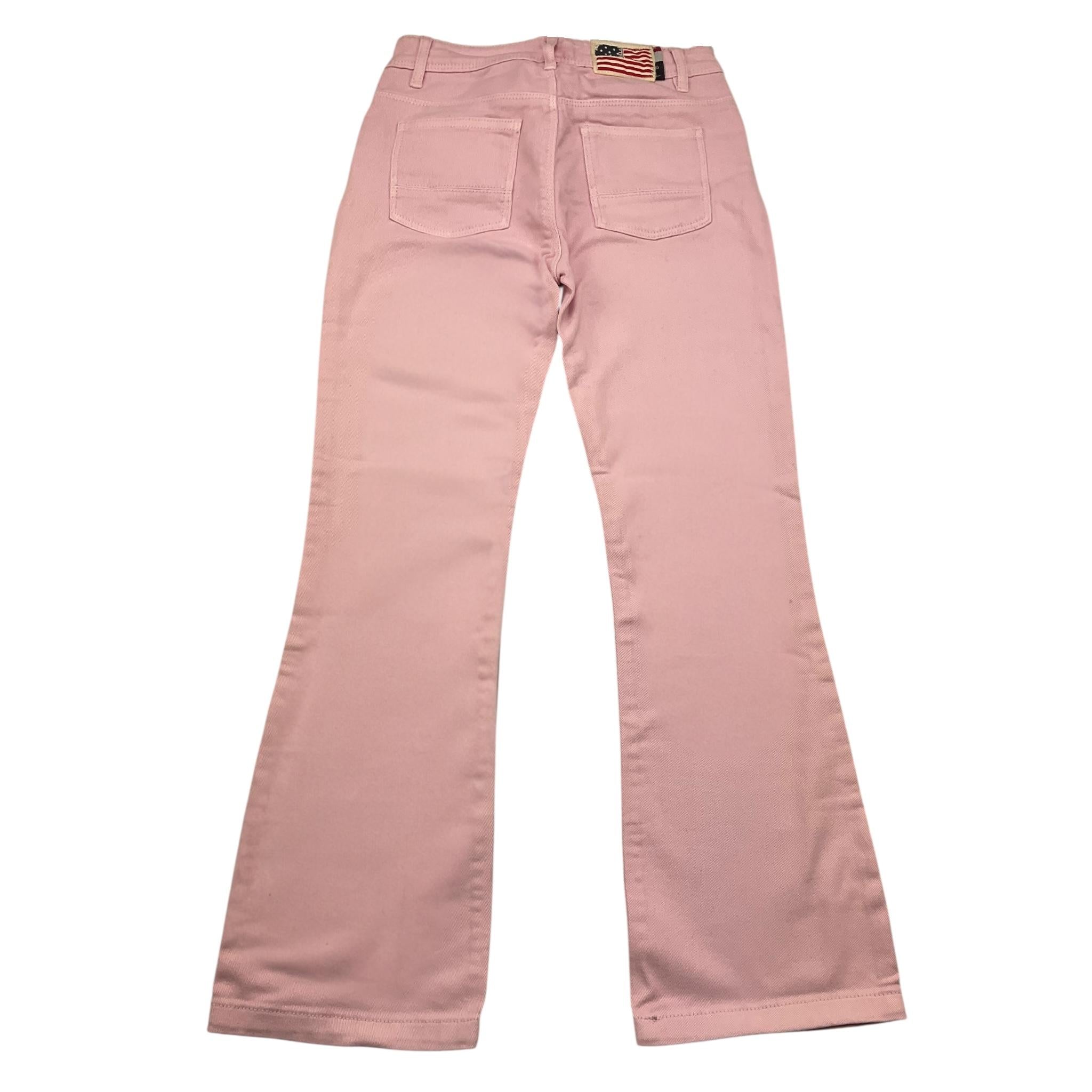 U.S. POLO ASSN pantalone tinta unita modello zampa Rosa per Bambina US40648001 ROSA U.S. POLO ASSN 