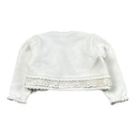 Granlei Coprispalle Tinta Unita con Ricami per Neonata 125250 PANNA GRANLEI 