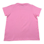 Mousse T-Shirt Girocollo Tinta Unita con Stampa per Bambina UNILEOOOO ROSA MOUSSE 
